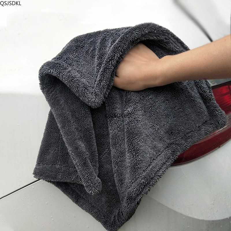 Microfiber Car Drying Towel Super Absorbent - 1200GSM/600GSM マイクロファイバー車のクリーニングタオル両面超吸収性洗車クリーニングクロス傷防止ソフト糸くずタオル