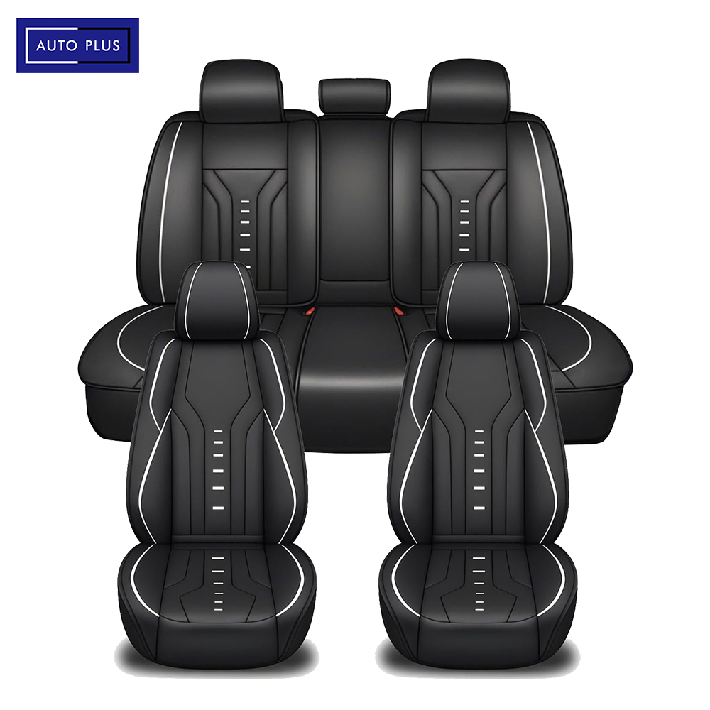 Leather Car Seat Covers Full Set Universal - 高級ユニバーサルレザーカーシートカバーフルセット四季対応完全密閉型レザーシートカバー車SUVトラック用