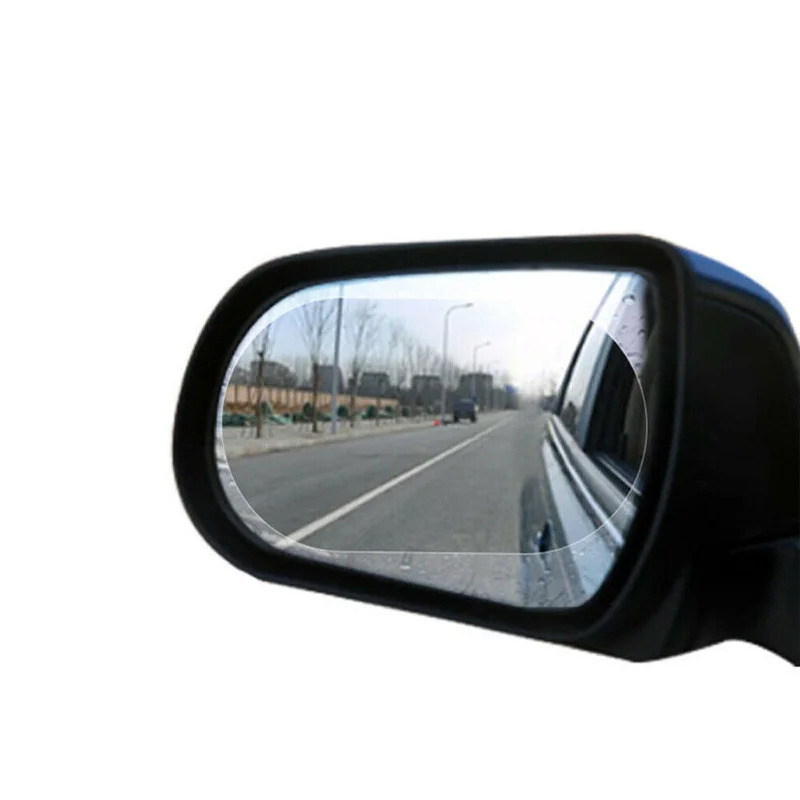 2枚または4枚入り、汎用タイプの防曇・反射防止・防水カーライ - Anti Glare Car Rearview Mirror Film のレビューと価格