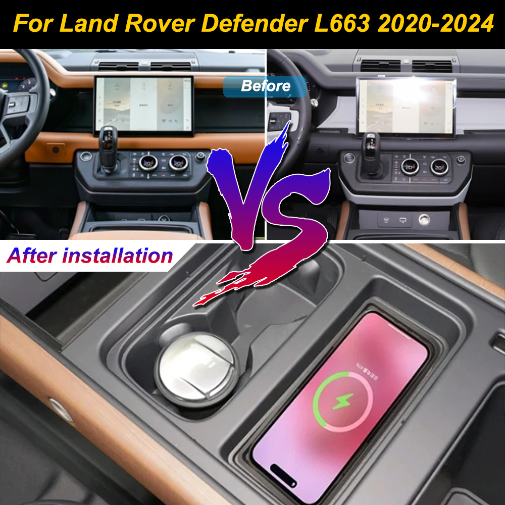 ランドローバー レンジローバー ディフェンダー 2020-2 - Wireless Car Charger Mount Fast Charging のレビューと価格
