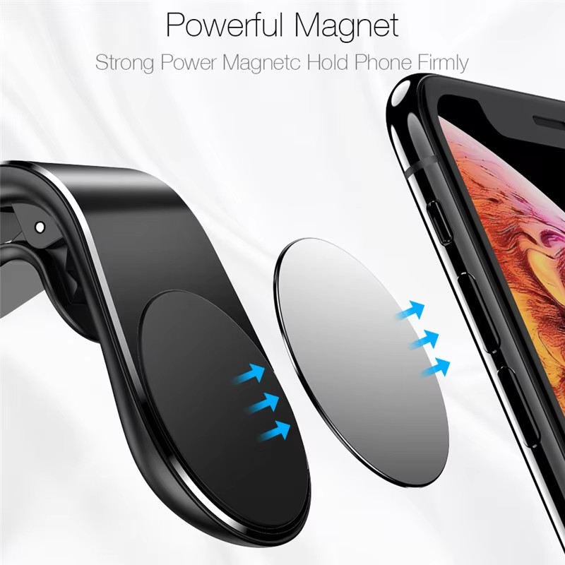 マグネット式車載携帯電話ホルダー エアコン吹き出し口クリップ - Magnetic Phone Holder For Car Vent のレビューと価格