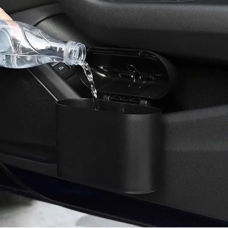 卸売ポータブルプラスチック車の収納ボックス車のゴミ箱蓋付きゴ - Waterproof Car Trash Can With Lid のレビューと価格