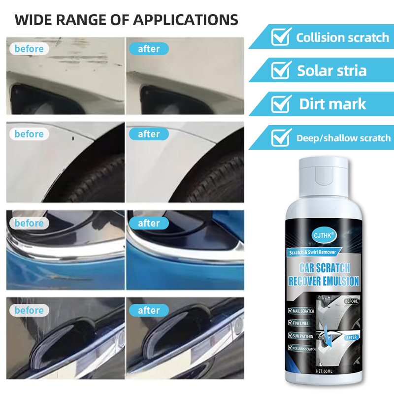 車の傷消し剤、塗装ケアツール、自動車の渦巻き模様除去剤、傷修 - Car Scratch Repair Polishing Wax Paste のレビューと価格
