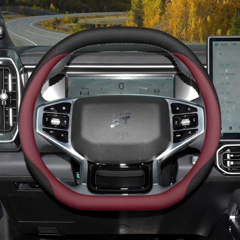 2026年 ジェットール ダッシング T1 T2用 高級ステ - Car Steering Wheel Cover Anti Slip Breathable のレビューと価格