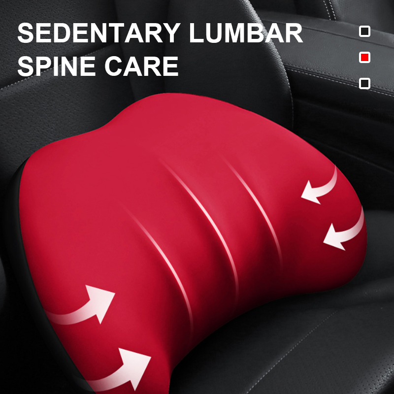 Seametal-車のヘッドレストピロー、人間工学に基づいた - Memory Foam Car Neck Pillow Lumbar Support のレビューと価格