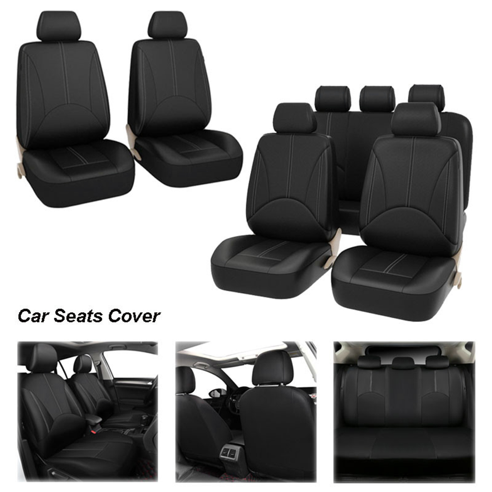 レザーカーシートカバー,実用的で使いやすいデザイン,ユニバー - Leather Car Seat Covers Full Set Universal のレビューと価格