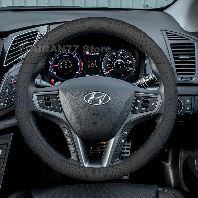 ヒュンダイI40ツアラー、I10、I20、Nライン（2012 - Car Steering Wheel Cover Anti Slip Breathable のレビューと価格
